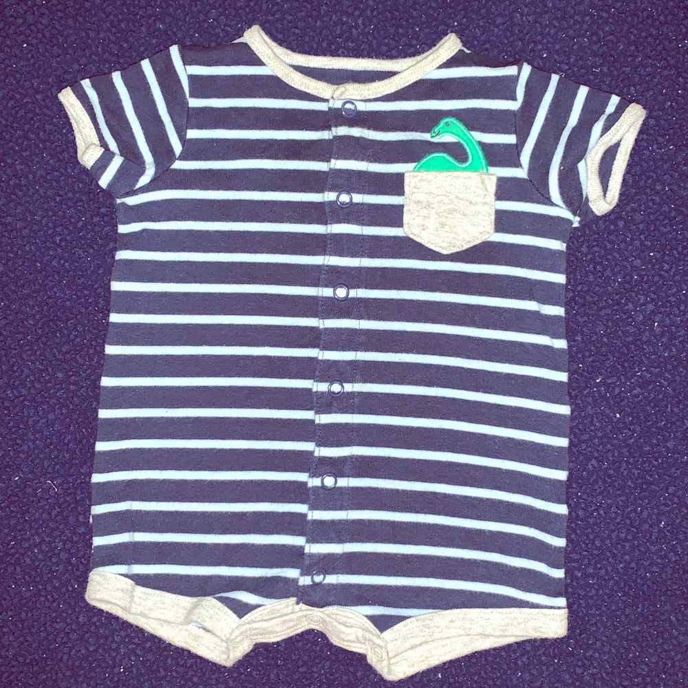Carter’s Blue Striped Onesie